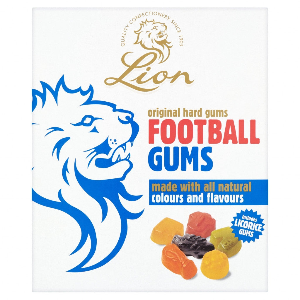 LION FOOTBALL GUMS X 2KG (BOX)