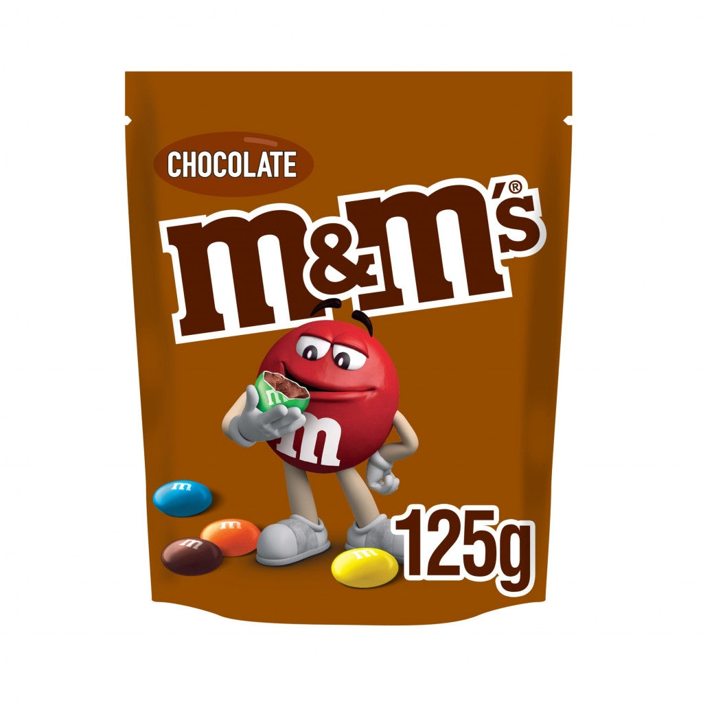 M&M'S CHOCOLATE POUCH 125Gx12