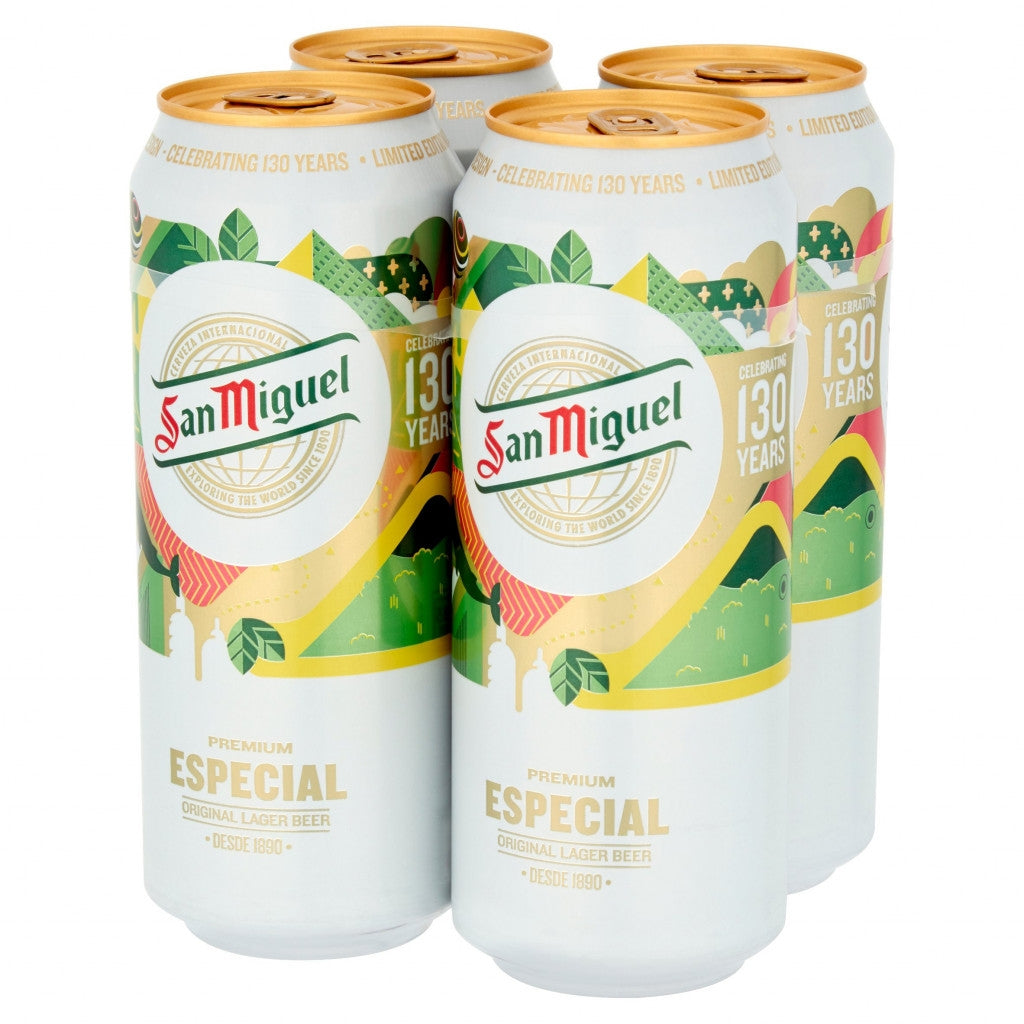 SAN MIGUEL CANS 500ML 4PK X 6