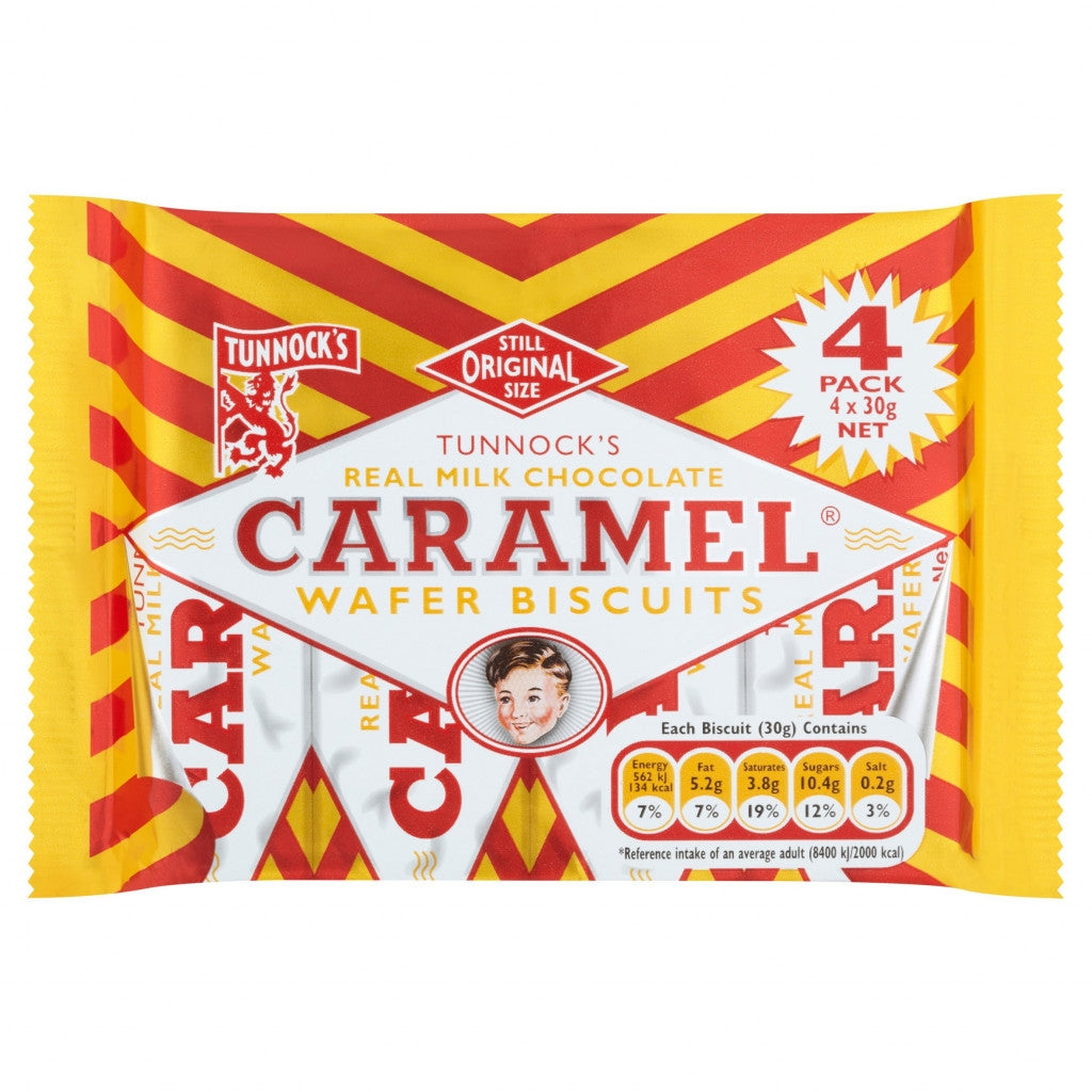 TUNNOCKS CARAMEL WAFER 4PKx20