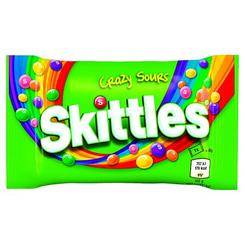 SKITTLES  SOUR (GREEN) STD 45g X 36