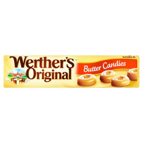 WERTHERS BUTTER CANDY ROLLS X 24