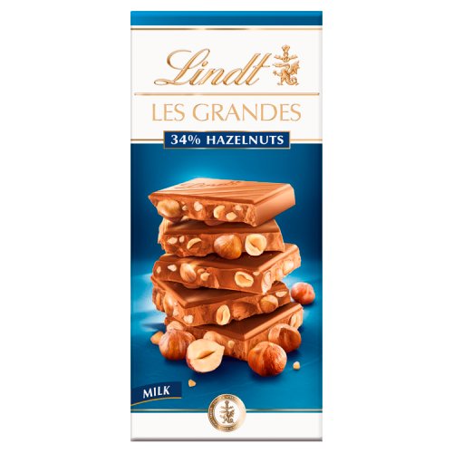 LINDT MILK HAZELNUT NOISETTE LAIT 150G X 13