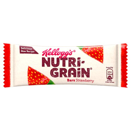 KELLOGGS NUTRIGRAIN BAR STRAWBERRY 37g X 25