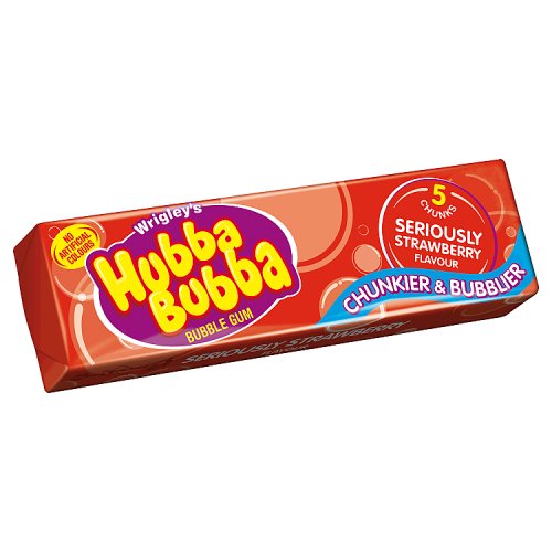 WRIGLEYS HUBBA BUBBA STRAWBERRY X 20