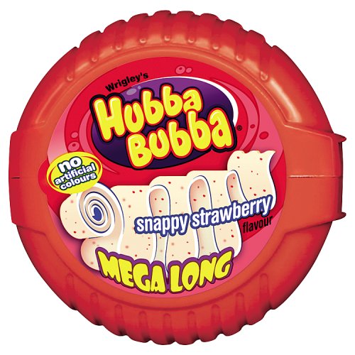 WRIGLEYS HUBBA BUBBA *TAPE* STRAWBERRY X 12