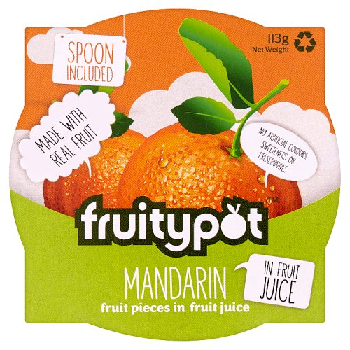 FRUITY POTS *JUICE* MANDARIN X 18