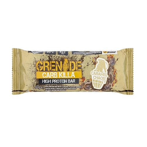 GRENADE BARS CARAMEL CHAOS 60G X 12