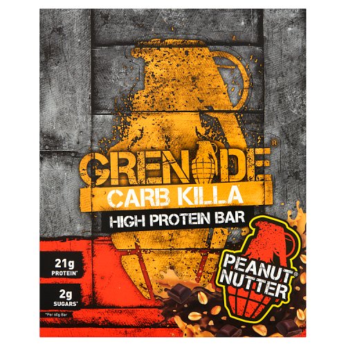 GRENADE BARS PEANUT NUTTER 60G X 12