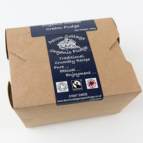 DEVON ORGANIC CLOTTED CREAM FUDGE 300Gx8