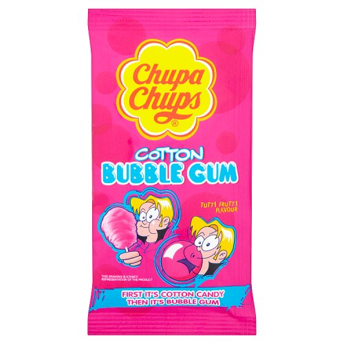 CHUPA COTTON CANDY BUBBLEGUM TUTTI FRUTI x12