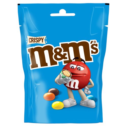 M&M'S CRISPY POUCH 107G X 12