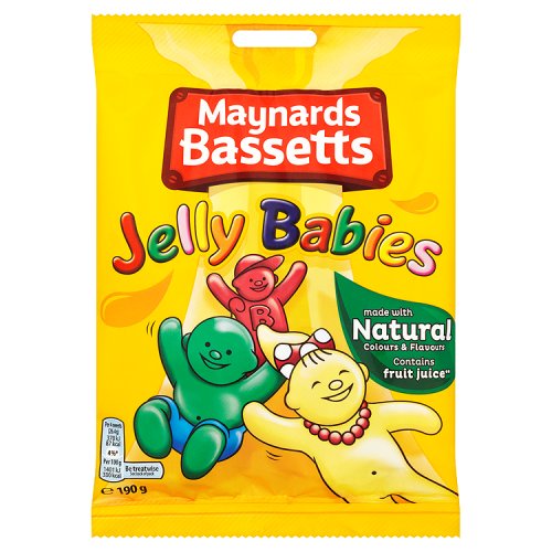 MAYNARDS BASSETTS JELLY BABIES 165G BAG X 10