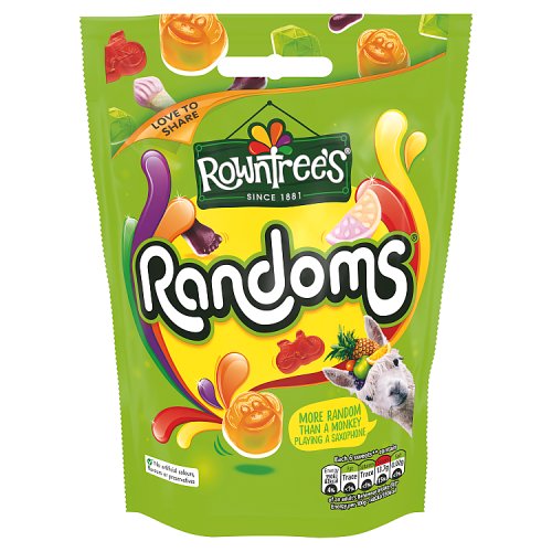 ROWNTREES RANDOMS 150G  POUCH  X 9