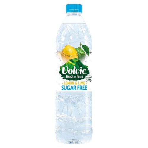 VOLVIC LEMON & LIME *SUGAR FREE* 1.5LTR X 6