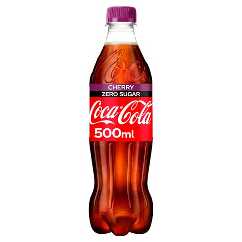 COKE *ZERO* CHERRY 500ML BOTTLE X 12