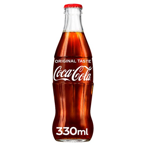 COKE *GLASS* 330ML  X 24