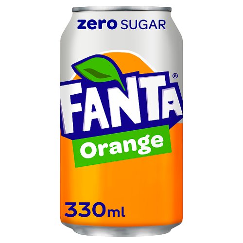 FANTA ORANGE *ZERO* 330ML CANS X 24