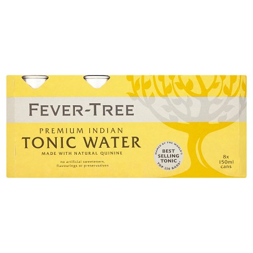 FEVER TREE TONIC *150ML*  8 PACK CANS X 3