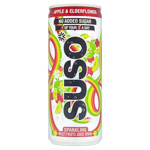 SUSO APPLE & ELDER. 250ML X 24