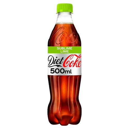 COKE *DIET* LIME 500ML BOTTLE  X 12