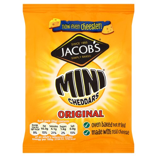 MINI CHEDDARS 35G *BOX* X 44