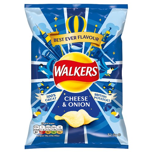 WALKERS CHEESE & ONION STD.x32