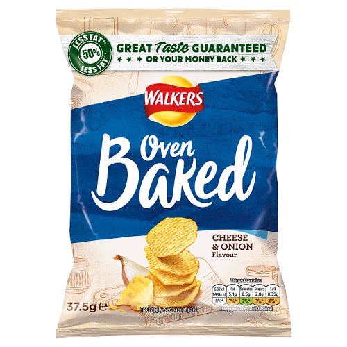 WALKERS *BAKED* CHEESE & ONION x32