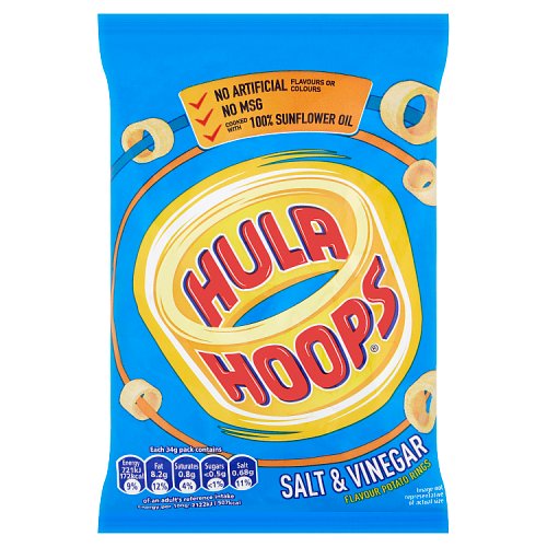 HULA HOOPS SALT & VINEGAR X 32