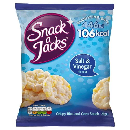 SNACK A JACKS SALT & VINEGAR x 24