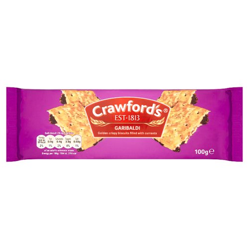 CRAWFORDS GARIBALDI 100G X 12