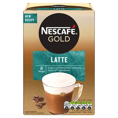 NESCAFE LATTE SACHETS (box)  8'S X 6