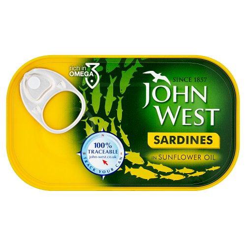 JOHN WEST SARDINES IN OIL 120G x12