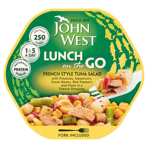 JOHN WEST LIGHT LUNCH TUNA FRENCH STYLE X 6