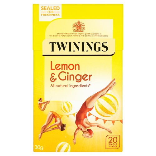 TWININGS LEMON/GING.TEA 20'sx4