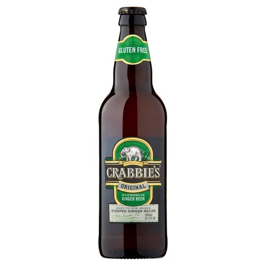CRABBIE ALCOHOLIC GINGER BEER 500ML  x 12