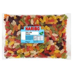 HARIBO W/O *MINI* JELLY BABIES 3KG BAG