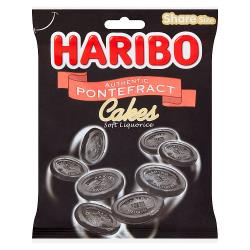 HARIBO PONTEFRACT CAKES 160G x 12
