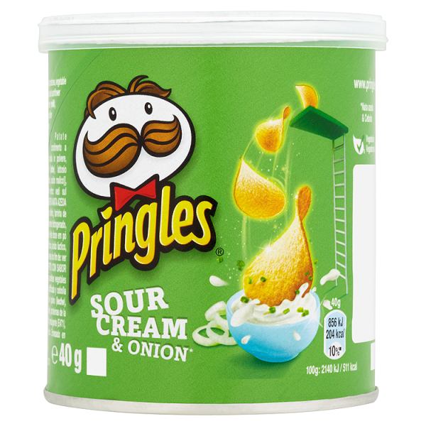 PRINGLES SOUR CREAM & ONION 40G X 12