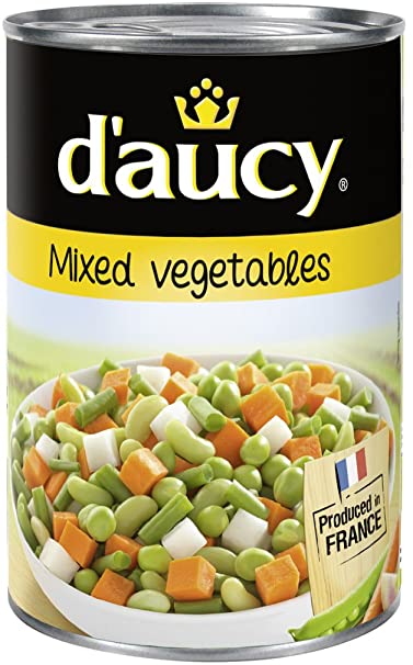 D'AUCY MIXED VEGETABLES  400G X 12