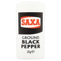 SAXA GROUND BLACK PEPPER *25g* X 12