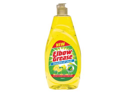 ELBOW GREASE LEMON WASH/UP LIQUID 600ML X 12