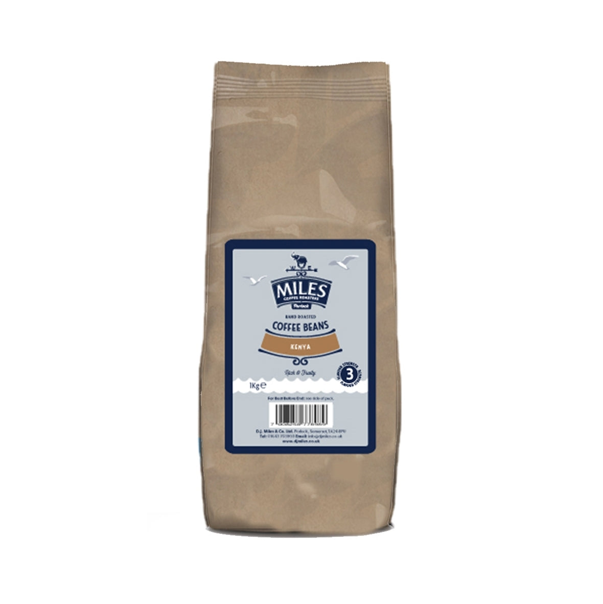 MILES KENYA COFFEE BEANS X 1KG