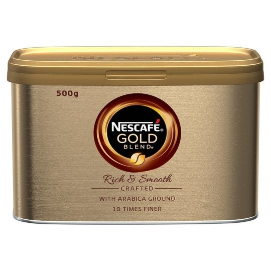 NESCAFE GOLD BLEND COFFEE TUB 500G X6