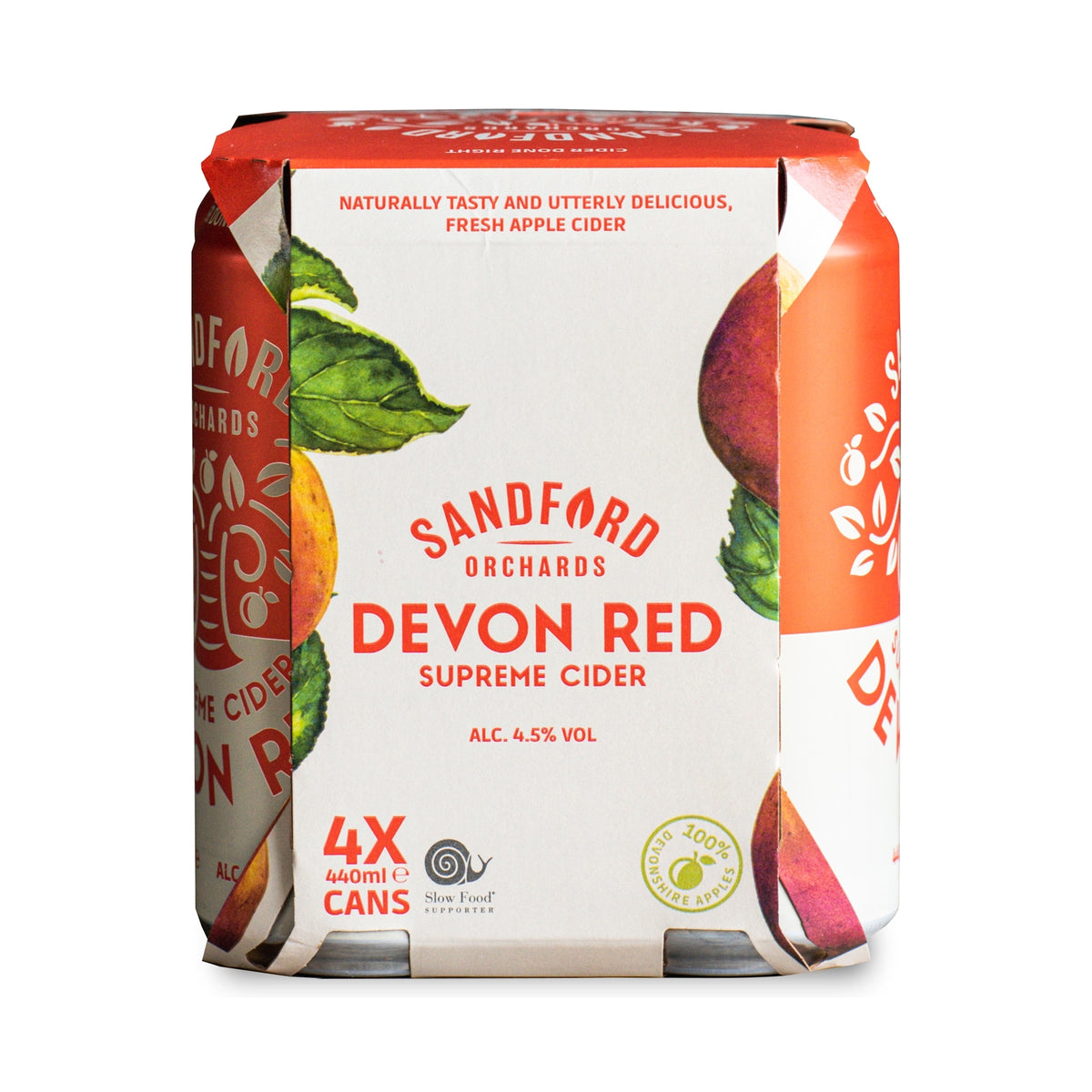 SANDFORD ORCHARDS DEVON RED 440ml 4PK x 6 – Coast & Moor Coffee Collective