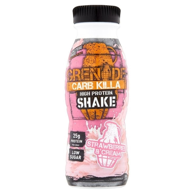 GRENADE MILKSHAKE STRAWBERRY & CREAM 330ml x 8