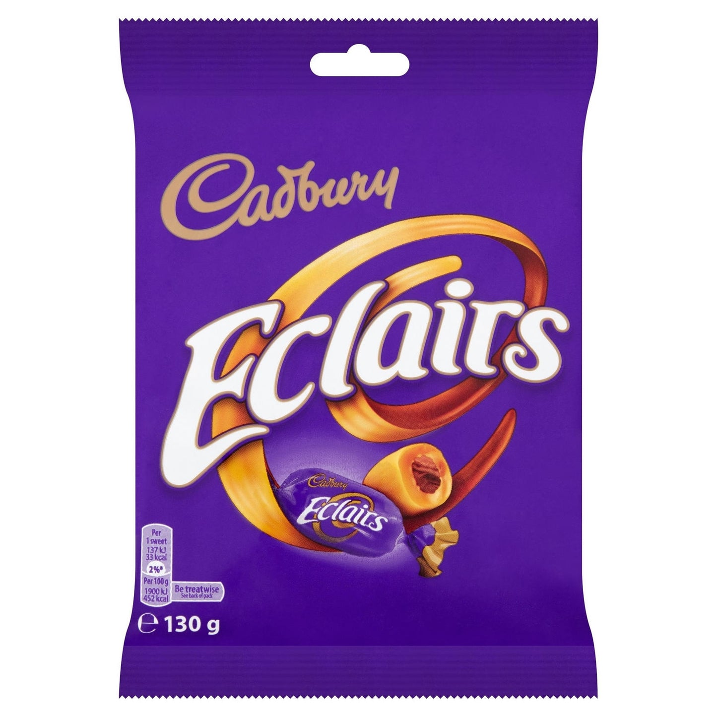 CADBURY CHOC ECLAIRS *NON PM* 130G X 12