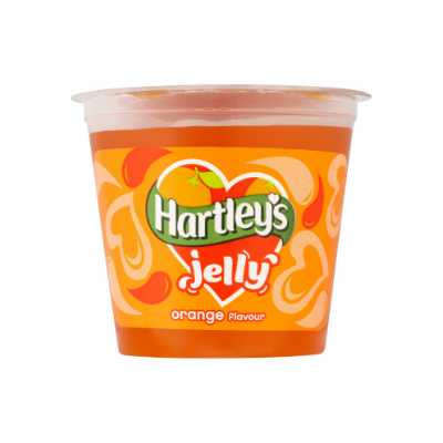 HARTLEYS RTE ORANGE JELLY POTS 125g x 12