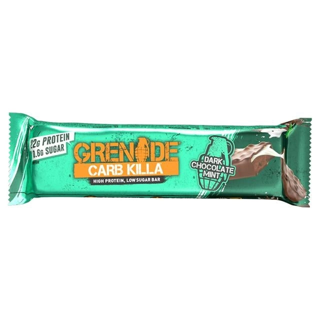 GRENADE BARS DARK CHOC MINT 60G X 12