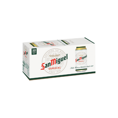 SAN MIGUEL CANS 440ML 10PK X 2